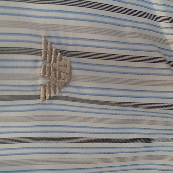Armani teen size 8 button down dress shirt - Picture 3 of 8